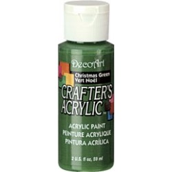 DecoArt Crafters Christmas Green acrylic paint 59ml
