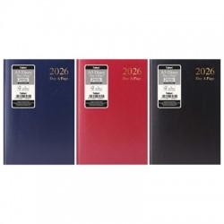 A5 Diary Day a Page 2026 Full Sat/Sun