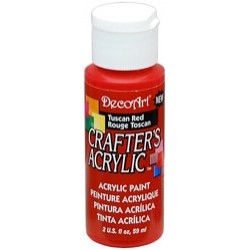 DecoArt Crafters Tuscan Red acrylic paint 59ml
