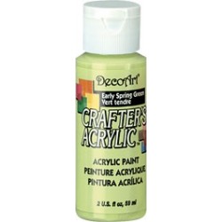 DecoArt Crafters Early Spring Green acrylic paint 59ml