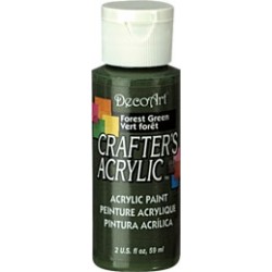 DecoArt Crafters Forest Green acrylic paint 59ml