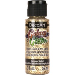 DecoArt Galaxy Glitter Champagne Stardust acrylic paint 59ml