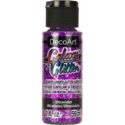 DecoArt Galaxy Glitter Ultraviolet acrylic paint 59ml