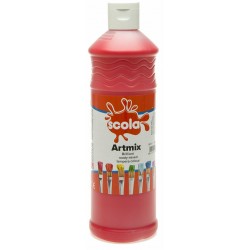 Scola Artmix Ready Mixed Poster Paint Brillant Red 600ml