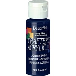 DecoArt Crafters Navy Blue acrylic paint 59ml